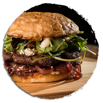 House Burger Queso Azul