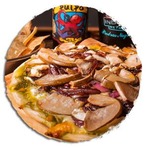 Pizza Pera y Queso de cabra